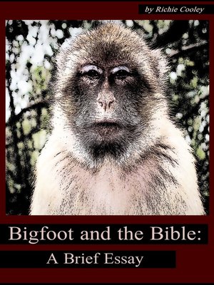 cover image of Bigfoot and the Bible